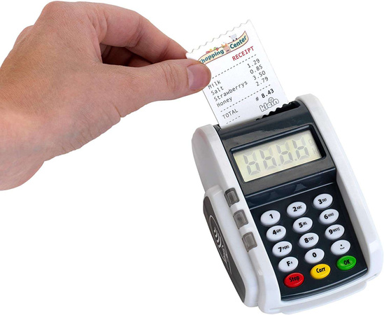 Platební terminál pro děti Účtenky z karet Prodejna hraček Klein Sound