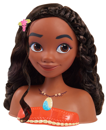 Disney Princess Hair Styling Head Doll Vaiana Mo ana Hairdresser + příslušenství