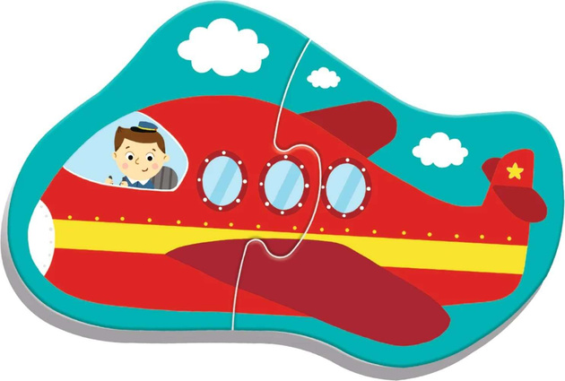 Trefl Baby Klasické tlusté puzzle Dopravní prostředky