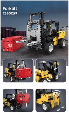 CaDA Bloky pro vysokozdvižné vozíky Vysokozdvižný vozík s kontejnerem 25 cm 388 kusů