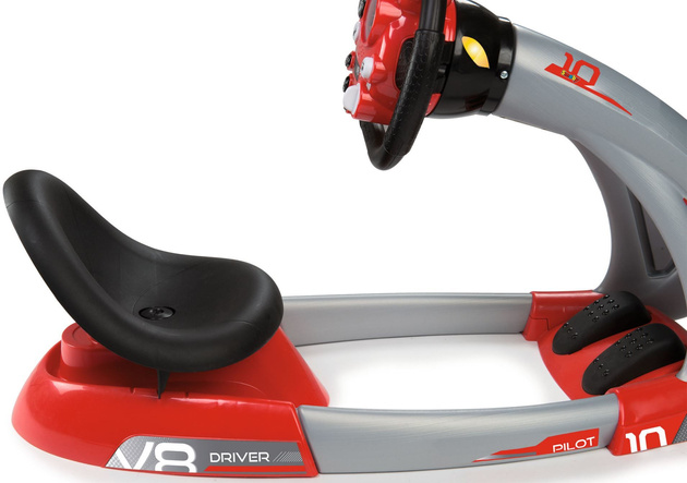 Simulátor auta Smoby V8 pro děti s pohyblivými pedály