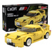 CaDA Construction Blocks Double Eagle Race Car Mazda FD35 RX-7 žluté auto 278 kusů