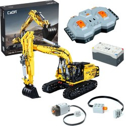 Cada C61082W Funkční RC cihly Bořek construction 1702 el. + Systém napájení pro dálkové ovládání rýpadla C61082W