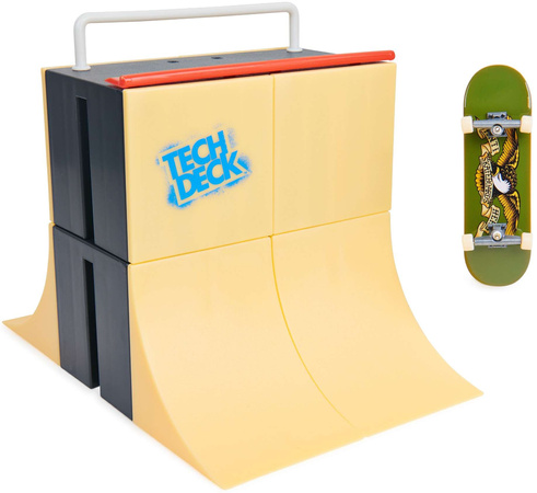 Big Vert Wall ramp fingerboard set + barevný skateboard Tech Deck Spin Master