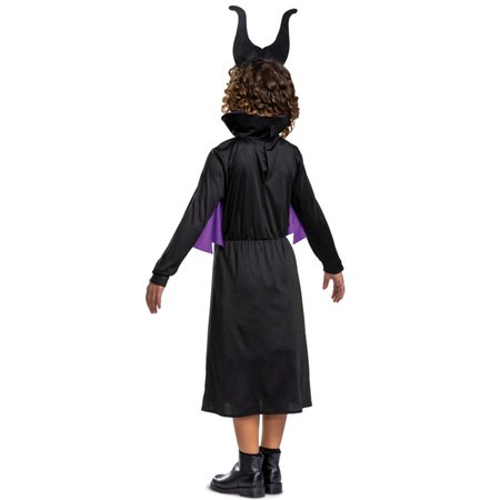 Disney Maleficent karnevalový kostým pro dívky Čarodějnice Diabolina kostým šaty 109-123 cm (4-6 let)