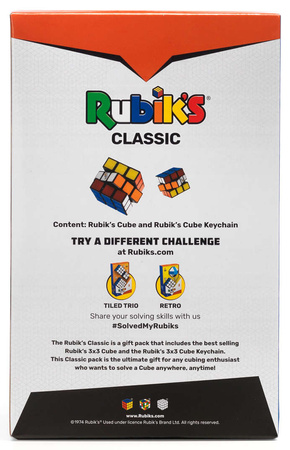 Originální Rubikova kostka Rubik's Classic (kostka + klíčenka)