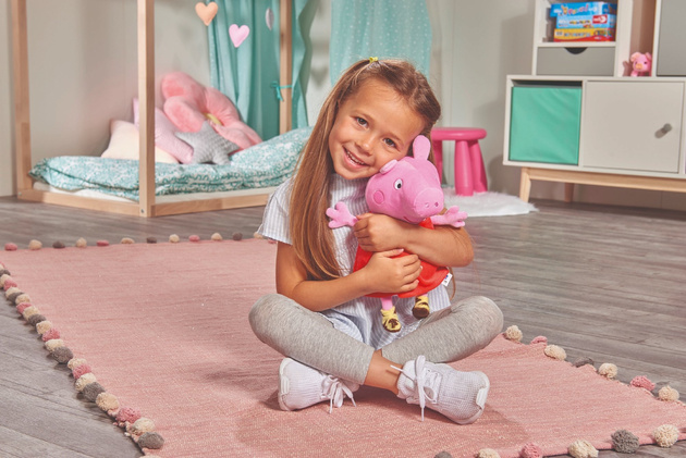 Prasátko Peppa maskot se zvukem 24 cm
