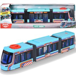 Kloubová tramvaj Siemens 41,5 cm Vozidlo modré Veřejná doprava