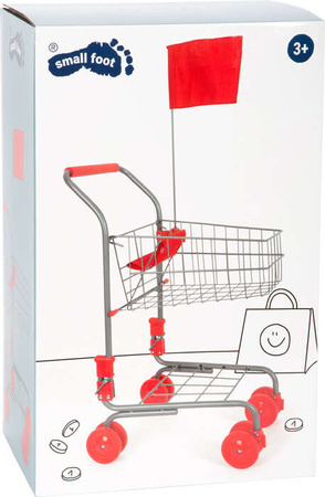 Dětský nákupní vozík Silver Flag Basket Silver 3+ Small Foot