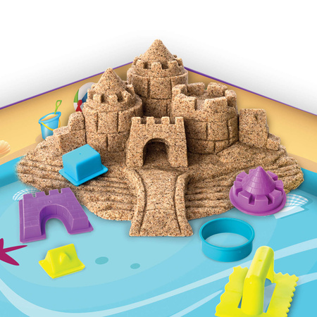 Kinetic Sand piasek kinetyczny Dzień na plaży zestaw