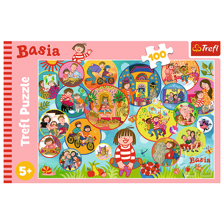 Puzzle Trefl 100 prvků Strávit den s Basiou 5+