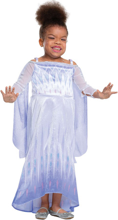 Disney Ledové království kostým, karnevalový kostým Elsa 109-123 cm (5-6 let)