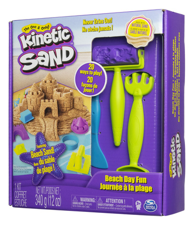 Kinetic Sand piasek kinetyczny Dzień na plaży zestaw