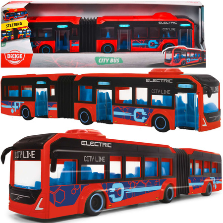 Volvo kloubový autobus 40 cm Vozidlo červená Veřejná doprava