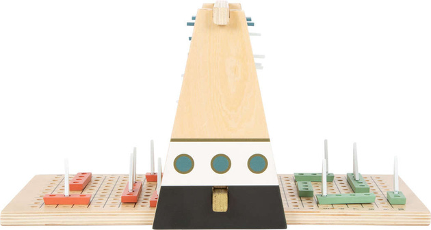 Dřevěné lodě strategická hra pro děti