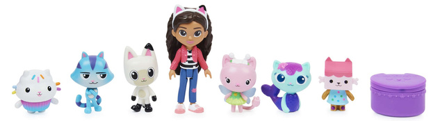 Gabby's Dollhouse Cat Sada 7 figurek Deluxe Gabby's Dollhouse