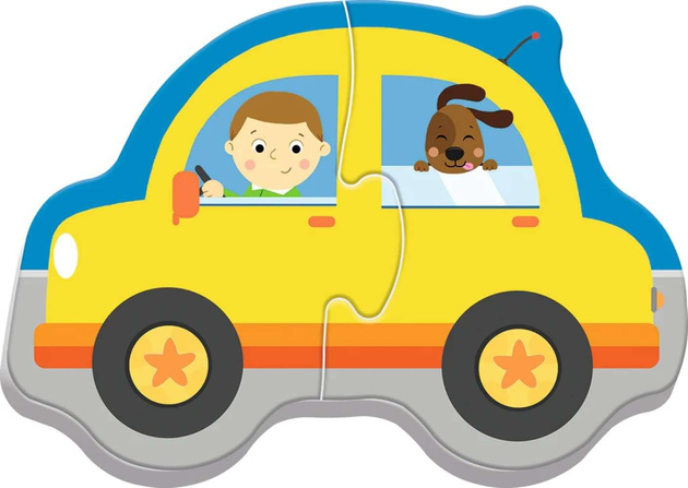 Trefl Baby Klasické tlusté puzzle Dopravní prostředky