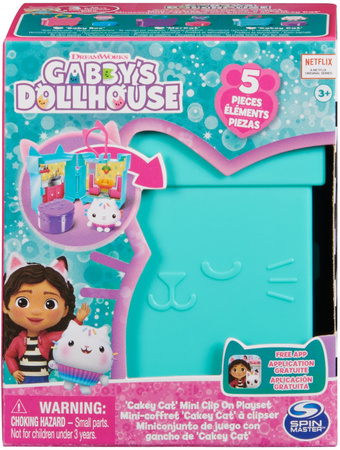Cakey Cat Gabby's Dollhouse minibox room 5 položek