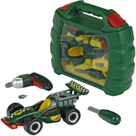 Kufřík s autíčkem a šroubovákem Bosch pro děti Klein