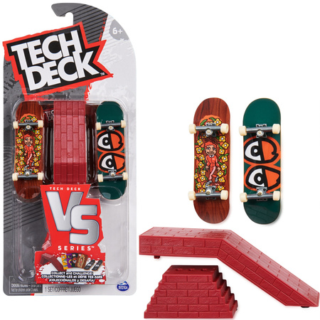 Tech Deck hmatník Krooked VS Series sada 2 skateboardů a schodů