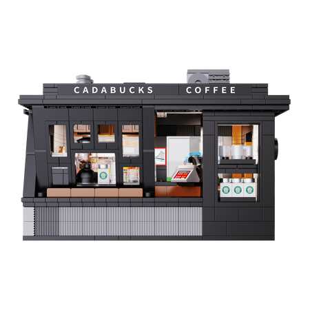 Cada C66005W cafe Cadabucks Coffee House 768 položek LED světlo