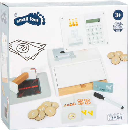 Dřevěná fiskální pokladna s kalkulačkou Small Foot