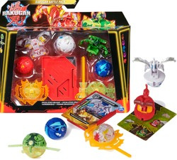 Sada Bakugan Battle Pack Strategická hra + figurky Bruiser 2x Dragonoid Hammerhead Nillious