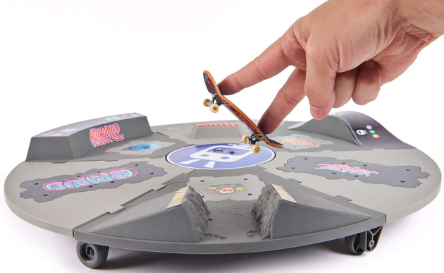 Shredline šedá sada otočného nájezdového hmatníku 360 stupňů 51 cm + příslušenství Tech Deck