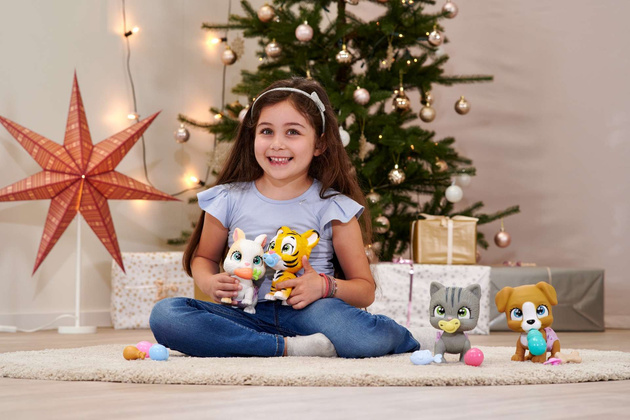 Pamper Petz set Tigger Interaktivní hračka + příslušenství Diaper Gang