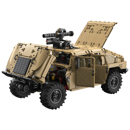 Stavební kostky CaDA velké 53 cm vojenské Humvee 3935 kusů