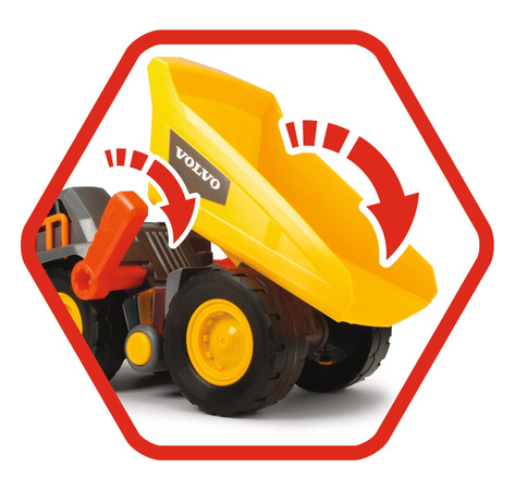 Dickie 372-5004 Volvo Construction sklápěč světlo a zvuk
