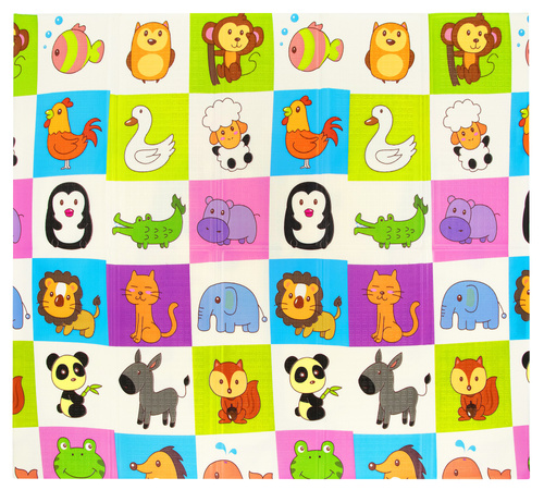 Humbi Oboustranná skládací vzdělávací podložka z pěny XPE 200x180x1