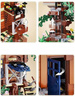 CaDA stavební kostky sada Four Seasons Tree House 1155 kusů LED světlo