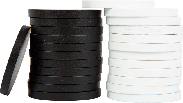 Small Foot 2 v 1 dřevěná sada klasických her velké šachy dáma XL 45 cm