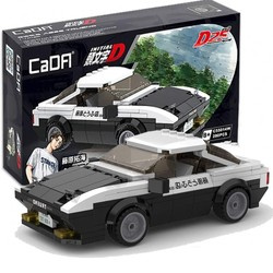 CaDA Stavební kostky Toyota AE86 Trueno Initial D Černobílé závodní auto 280 kusů