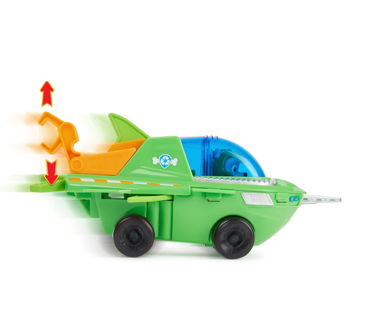 Tlapková patrola 2v1 Rocky Sawfish Aqua Pups sada podvodního vozidla + figurka