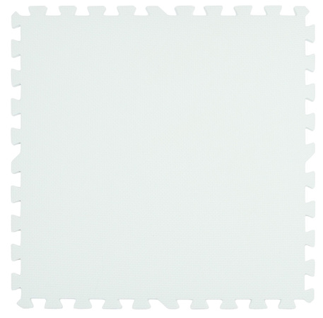 Humbi Velká vzdělávací podložka z tlusté pěny 180 x 180 x 1 cm XXL 9 dílků 62 x 62 x 1 cm Barva bílá a šedá bílá a šedá