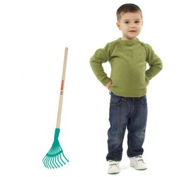 Dětské hrábě Bosch s dřevěnou násadou 90 cm Klein 2717