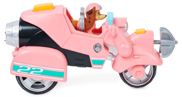 Tlapková patrola Liberty vozidlo + postava Movie Kinofilm pes a motorka