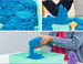 Kinetic Sand plast Kinetic Sand modrá sada hradu z písku + formičky a příslušenství Spin Master