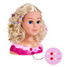Velká hlava Hair Styling Doll Kadeřník Princezna Coralia Princezna Coralie + make-up paleta pro děti