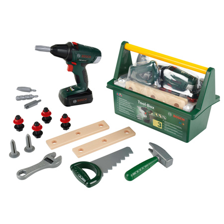 Skříňka na nářadí s vrtačkou/šroubovákem Bosch II light sounds Klein 8520