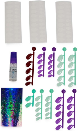 Cool Maker Go Glam Nail Překvapení sada na nehty tipy na nehty + příslušenství lak