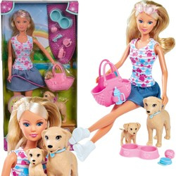 Panenka Steffi na procházce se psy + příslušenství