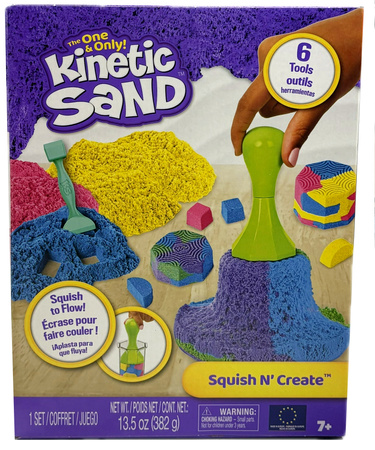 Sada kinetického písku Kinetic Sand Squish n' Create + příslušenství
