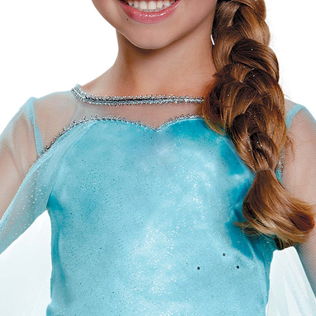Disney Ledové království kostým, karnevalový kostým Elsa 109-123 cm (5-6 let)