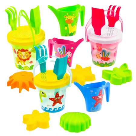 Sada na písek Kbelík a konev s příslušenstvím