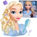 Disney princezna česání a styling hlavy panenky Elsa Ledové království +příslušenství