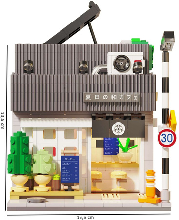 Cada C66007W Stavební kostky Summer Breeze Coffee Shop LED 1116 dílků