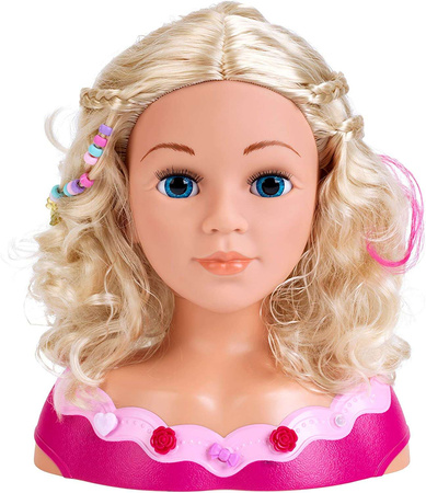 Velká hlava Hair Styling Doll Kadeřník Princezna Coralia Princezna Coralie + make-up paleta pro děti
